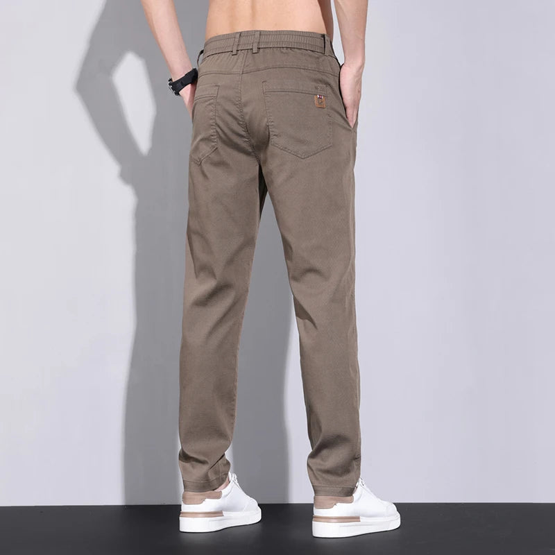 All-Season Men's Cotton Casual Pants